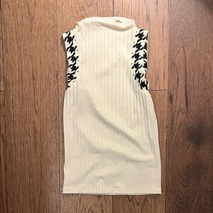 River Island Cream and Black Tank Top